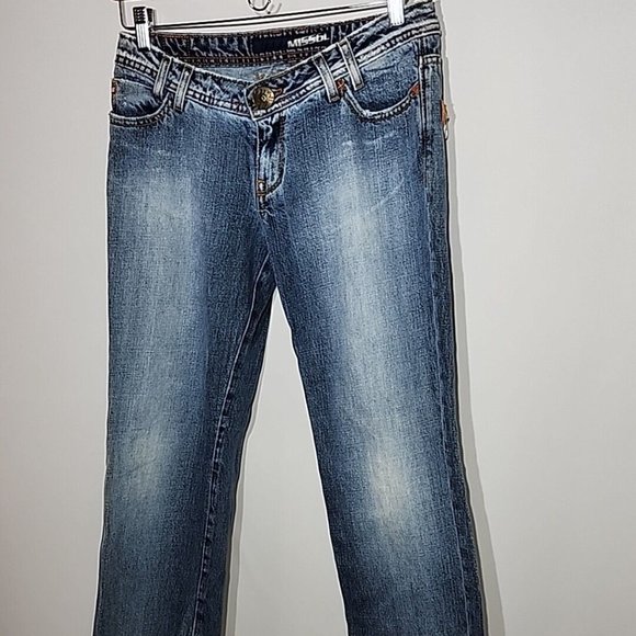 Miss Sixty Denim - Miss Sixty 60 Low Rise Boot Cut Leg Made In Italy Y2K 90s Jeans 30x29